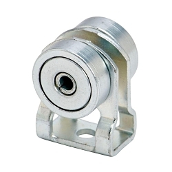 B-Line B477ZN B477H 2-Bearing Light Duty Trolley Assembly, 1-1/4 in L x 1-3/4 in H, Strip Steel