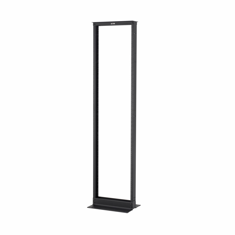 B-Line SB556084XUFB 2-Post Cross Connect Frame Network Equipment Rack, 42-1/4 in H x 23 in W, 1200 lb Load