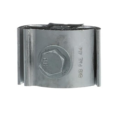 Blackburn PAE4141-9 2-Conductor Type PAE Dual Rated Extruded Parallel Groove Clamp, ACSR/Aluminum/Copper/Solid Conductor, 4/0 AWG Main/Run, 2 to 4/0 AWG Tap, 3/8 in Bolt, Aluminum