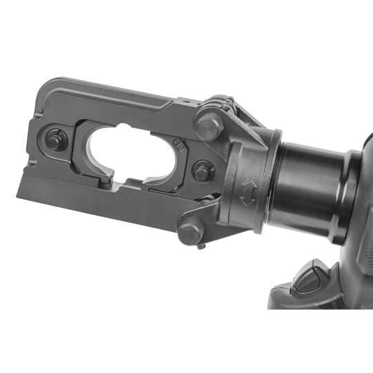 Blackburn TBM62PCR-LI Closed Battery Powered Crimping Tool, 8 AWG to 600 kcmil Copper, 8 AWG to 400 kcmil Aluminum Crimping, 6 ton Crimping, 14.4 V DC, Li-Ion Battery, 13 in OAL