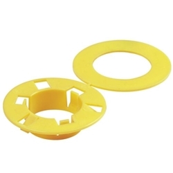 Bridgeport 9882 Round Universal Stud Bushing With Washer, Plastic