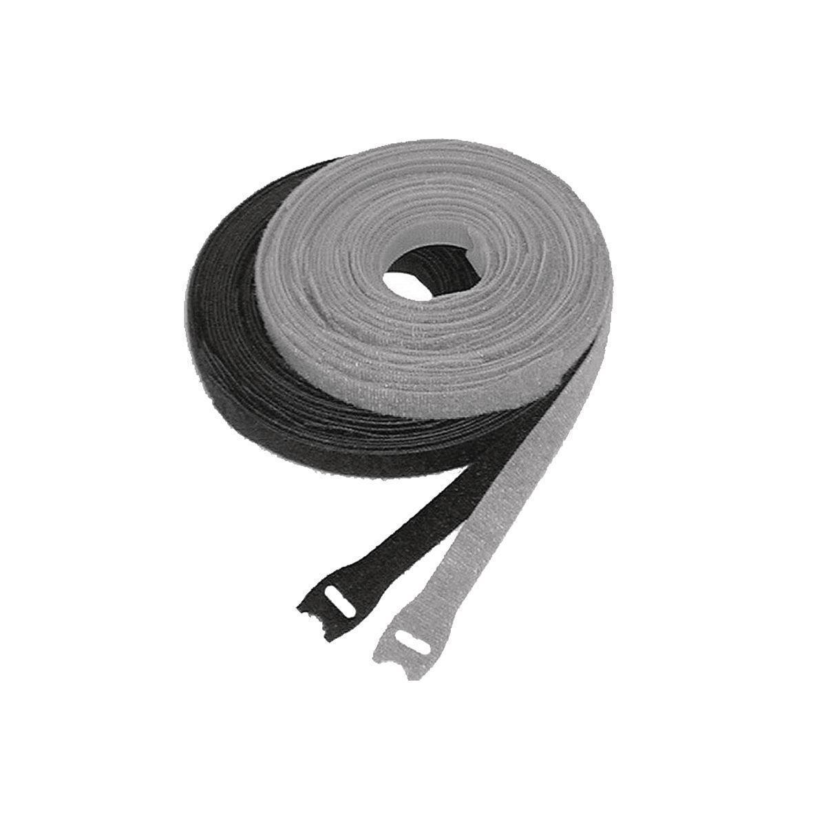 Burndy UNIRAPTM TFV3B12V2 Type TFV-B Flame Retardant Strap, 12 in L x 1/2 in W x 0.09 in THK, Polyethylene/Nylon, Black