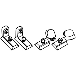 Carlon NBPSWG2 Non-Metallic Swing-Out Panel Adjuster Kit, Non-Metallic