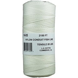 Dottie N85 Heavy Duty Fish Line, 85 lb Tensile Strength, 2150 ft L, Nylon, For Use With Most Canister System