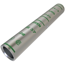 ILSCO SureCrimp CTL-1 CTL Long Barrel Compression Sleeve, 1 AWG Copper Conductor, Die Code: I-37, 2-7/8 in L, Copper