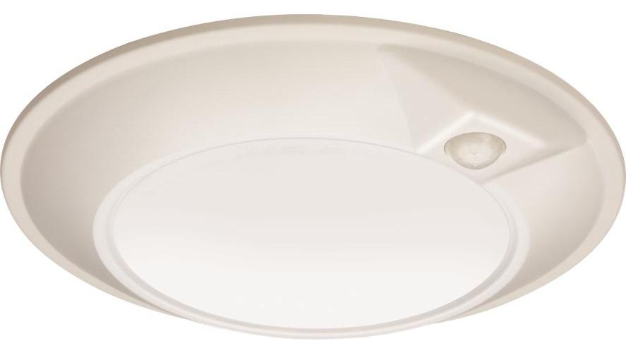 Juno JSBT 6IN SWW2 90CRI PIR MW M6 JSBT Circle Disk Light, 75 W Fixture, 120 V