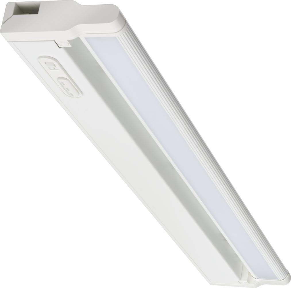 Juno UPLD 22IN SWW4 90CRI WH M6 UPLD Switchable Undercabinet Fixture, 11.41, 11.07, 11.33 W Fixture, 120 V, White Housing