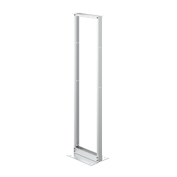 nVent Hoffman DMAX EVR19FM45U DOFR2:DMAX 2-Post 45-Rack Unit Open Frame Cabinet Rack, 84 in H x 20-1/4 in W x 15 in D