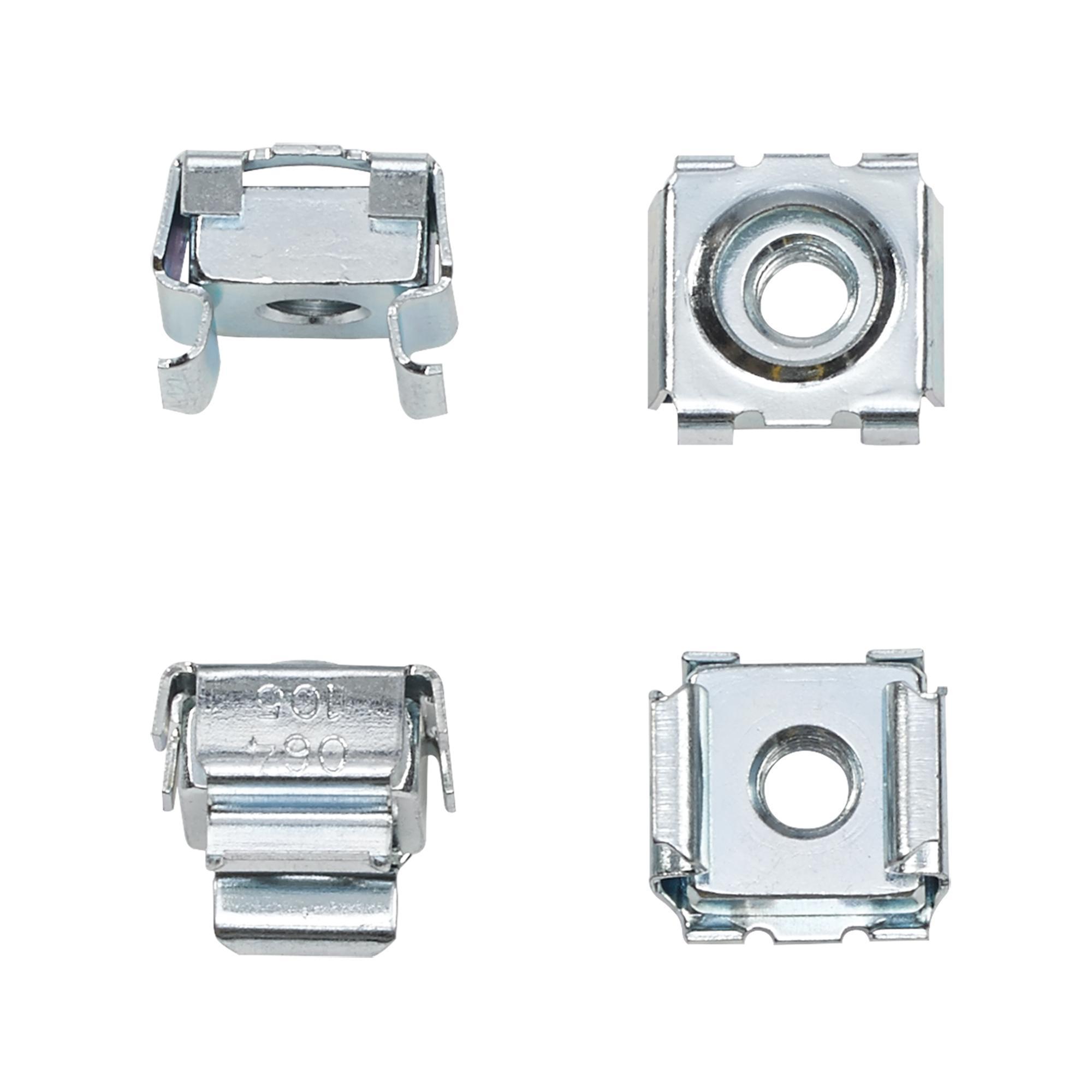 nVent Hoffman P1224CN Cage Nut, Steel, Silver