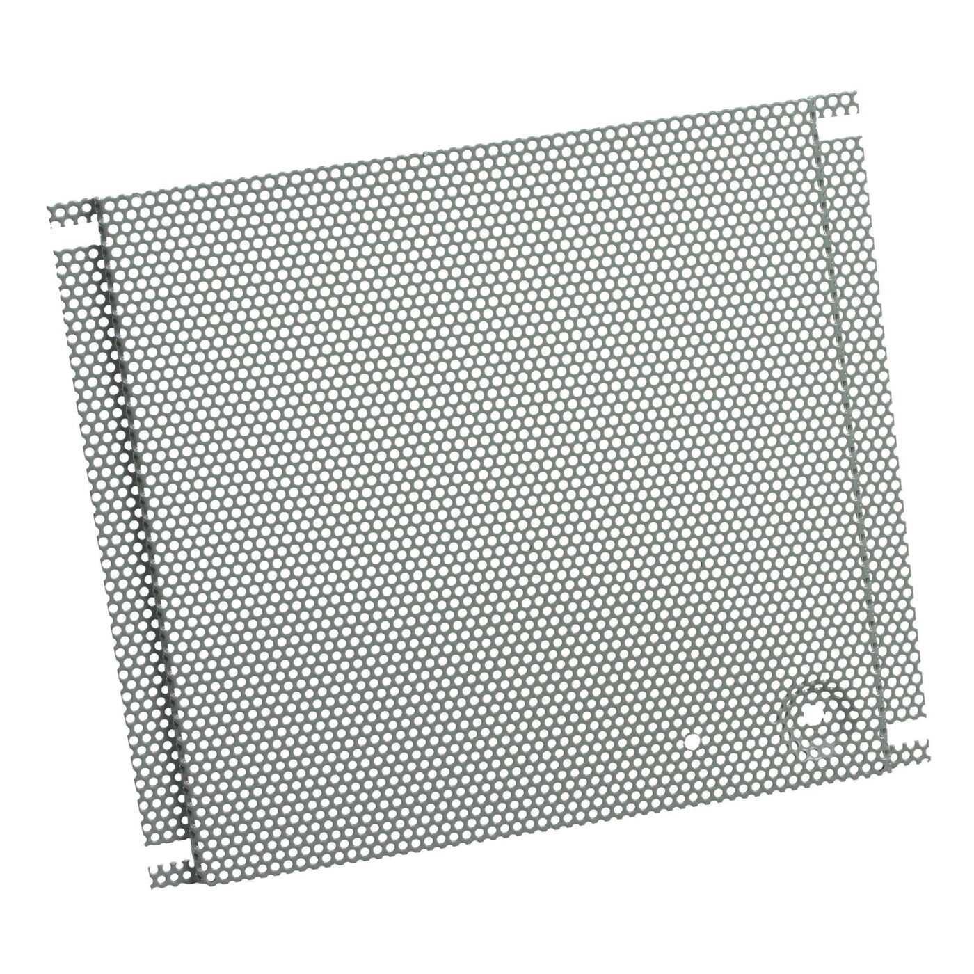 nVent Hoffman PB88PP PNLP Perforated Panel, 7-1/2 in W x 6.4 in H, 16 ga Steel, Gray