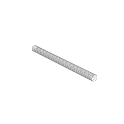 Panduit Pan-WrapTM PW100F-C Split Harness Wrap, 1 in ID Dia x 100 ft L, Polyethylene, Natural