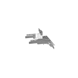 Panduit PWBPF2X4EZ PF Formed Tees Intersection, For Use With Equipment Grounding Conductor, Steel, Silver