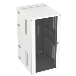 Panduit PanZone PZWMC2630WH Cabinet With Windowed Front Door, 25 in W x 30 in D, Steel