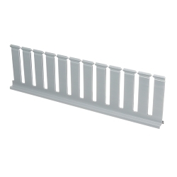 Panduit SD4H6 Slotted Divider Wall, 0.31 in, PVC, Light Gray