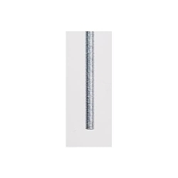 Peco 14X6TRZ Threaded Rod, 1/4-20, 6 ft OAL, Carbon Steel, Zinc Plated