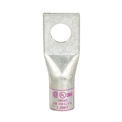 ScotchlokTM 7000031398 30000 One Hole Lug, 4/0 AWG Copper Conductor, 1/2 in Stud