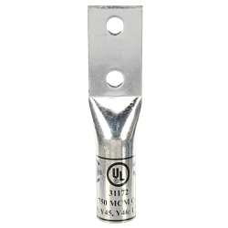 ScotchlokTM 7000031410 31000 Long Barrel Lug, 750 kcmil Copper Conductor, 1/2 in Stud
