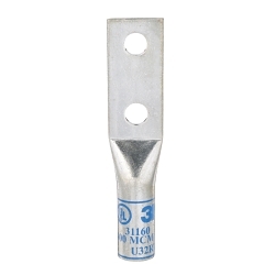 ScotchlokTM 7000031445 31160 Long Barrel Lug, 400 kcmil Copper Conductor, 1/2 in Stud