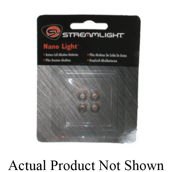 Streamlight 61205 Button Cell Alkaline Nano Light Battery, 40 mAh