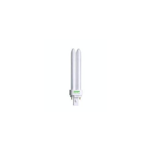 Sylvania DULUX D ECOLOGIC CF26DD/827/ECO/21113 Double Tube Compact Fluorescent Lamp, 26 W, G24d-3 Lamp, T4X2 Shape, 1710 Lumens