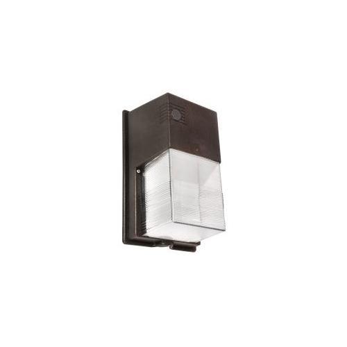 Sylvania SMWLPAK1N/015UNV750/NC/BZ/P/60067 Non-Cutoff Small Wallpack With Photocontrol, LED Lamp, 15 W Fixture, 120/277 VAC, Bronze Housing