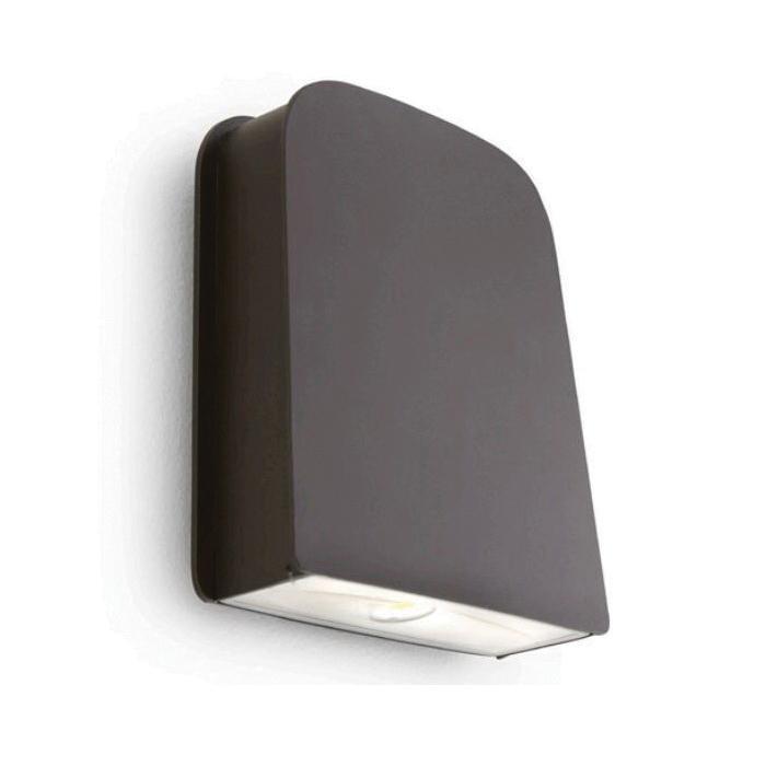 Sylvania SLMWPK1A/013UNV750/CO/BZ/74341 Slim Wallpack,) LED Lamp, 13 W Fixture, 120/277 VAC, Bronze Housing