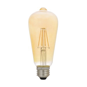 Sylvania ULTRATM LED4.5ST19/DIM/822/VIN/G2/RP/75351 Dimmable Vintage LED Lamp, 4.5 W, 40 W Incandescent Equivalent, E26 Lamp, ST19 Shape, 380 Lumens