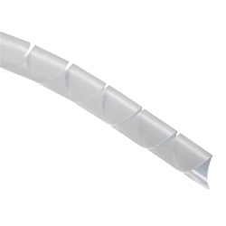 Ty-Rap SRPE-1000-9-C Reverse Cut Spiral Wrap, 1 in OD Dia x 100 ft L x 0.07 in THK, Polyethylene, Natural