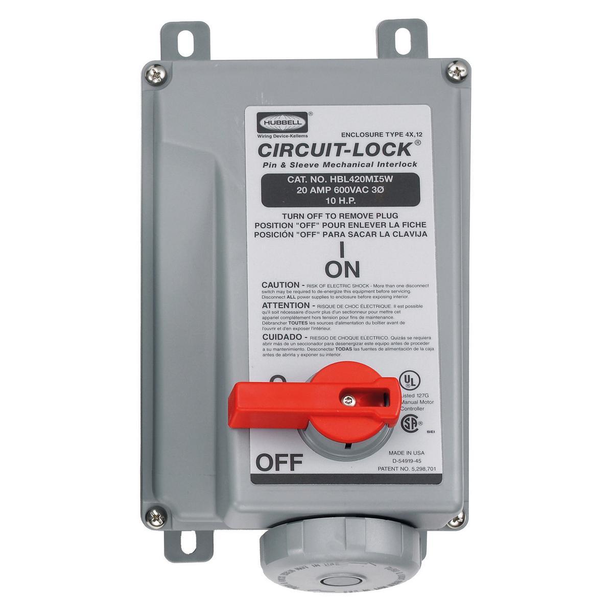 Wiring Device-Kellems HBL420MI5W