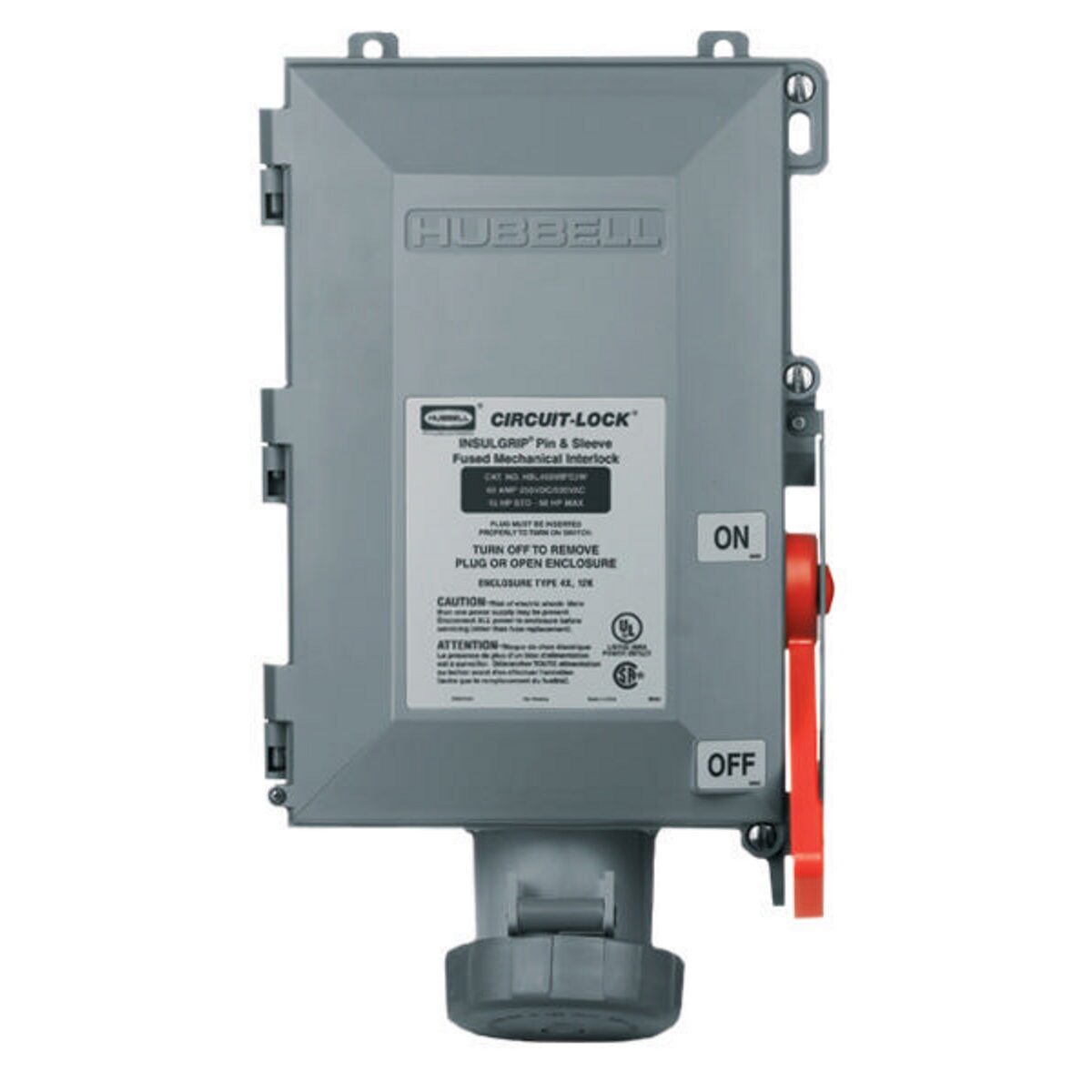 Wiring Device-Kellems HBL460MIF5W