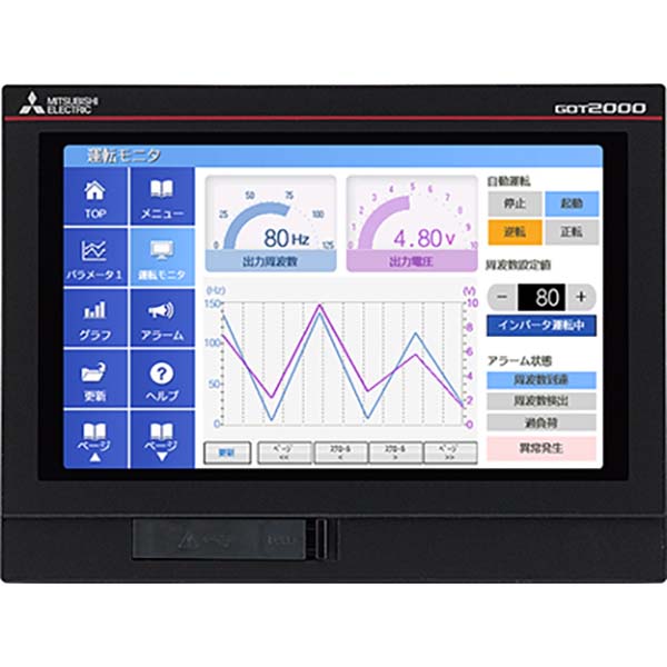 Mitsubishi Electric GT2107-WTBD HMI / Display unit