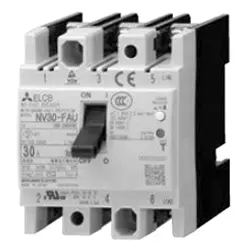 Mitsubishi Electric NV30-FAU 2P 10A 100-240V 30MA