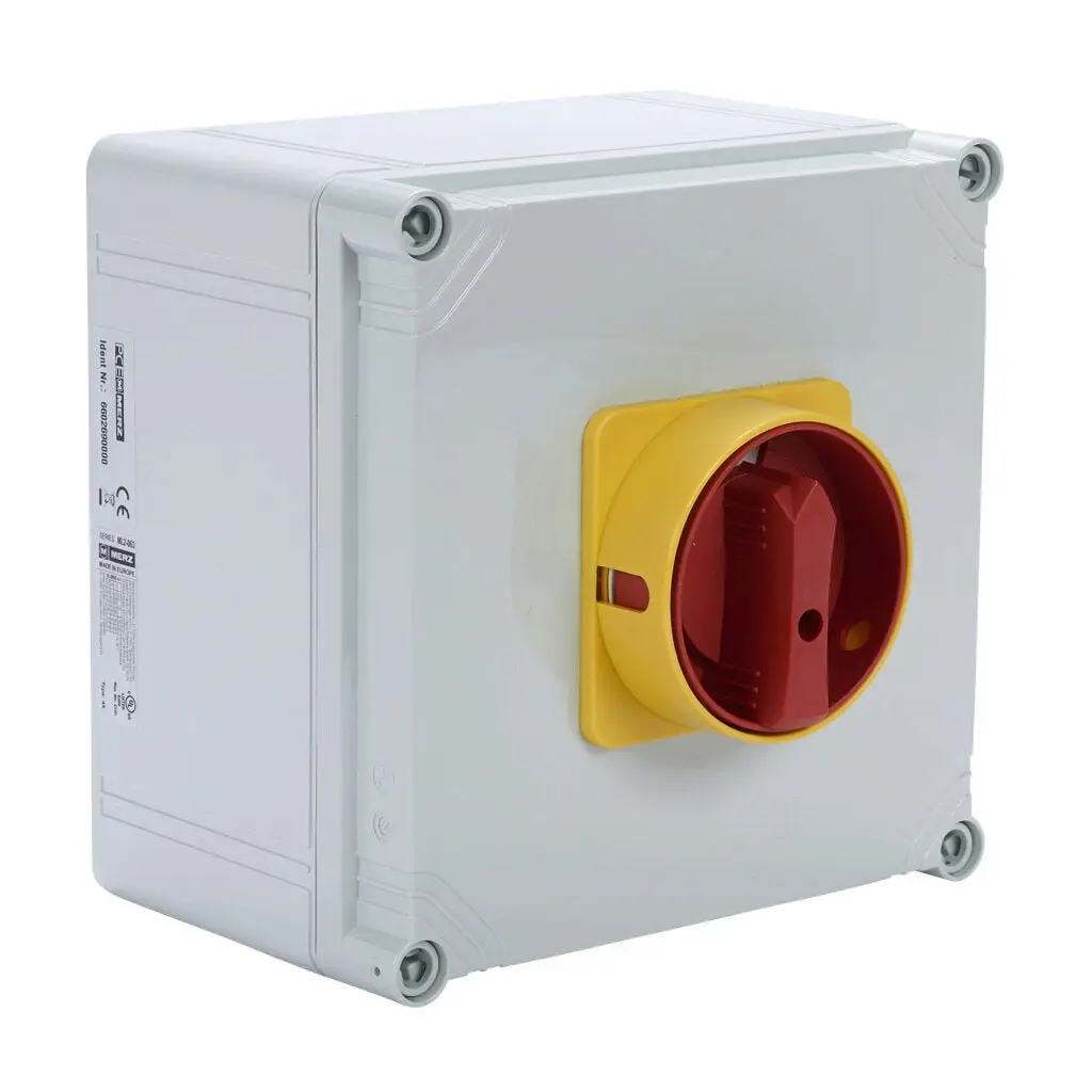 Merz enclosed rotary disconnect switch - ML2-063-V-E03R