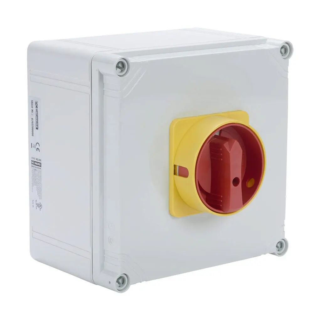 Merz enclosed rotary disconnect switch - ML2-080-V-E03R
