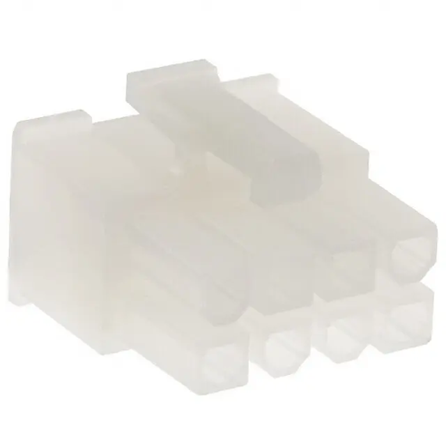 Molex 0039012080 — 8 Position Rectangular Housing Connector Receptacle Natural 0.165" (4.20mm)
