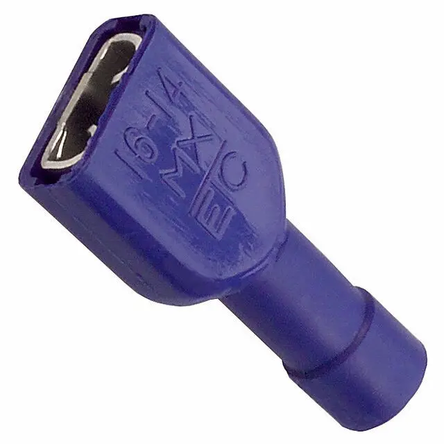 Molex 0190030044 — 0.250" (6.35mm) Quick Connect Female 14-16 AWG Crimp Connector Fully Insulated