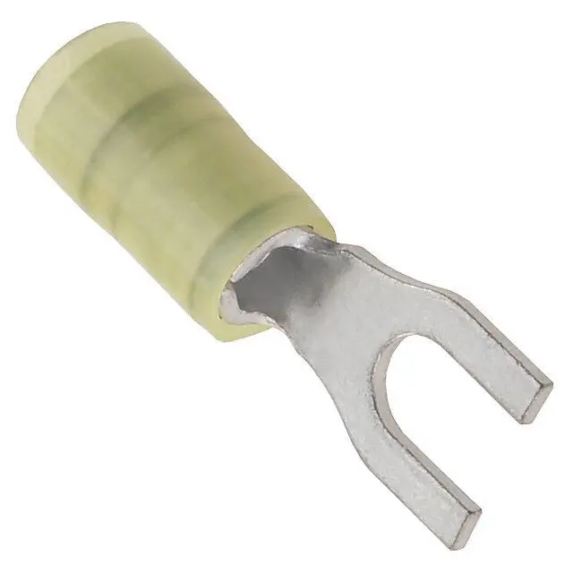 Molex 0191980050 — Yellow 10 Stud Spade Terminal Connector Crimp 10-12 AWG