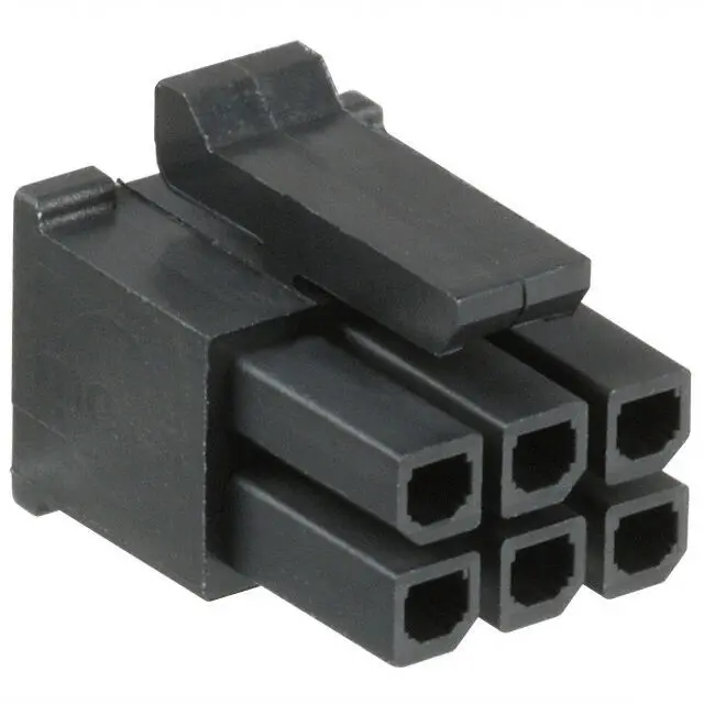 Molex 0430250600 — 6 Position Rectangular Housing Connector Receptacle Black 0.118" (3.00mm)