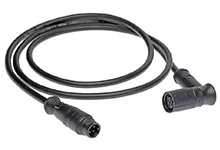Molex 1200660036 M12 Signal, A-Coded, Micro-Push Double-Ended Cordset, 4 Poles, Female (Straight) to Male (Straight), 22