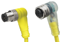 Molex 1200670058 Micro-Change (M12) Double-Ended Cordset, 3 Poles, A-Coded