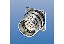 Molex 1202310037 Brad M23 Signal Connector, Front Panel-Mount Receptacle, Straight Male Flange Mount 4xØ 3.20mm