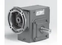 Morse Raider Plus 300Q180LR50 3.00-inch center distance worm gear reducer with C-Face quill input and 50:1 reduction ratio, left-hand shaft output. Si XH1209
