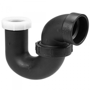 NIBCO I600350, 5892 1-1/2" P-Trap with Union Joint Hub x SJ, ABS DWV, (Pack of 50 pcs)