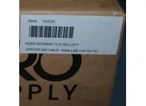 Nord Drivesystems NORD SK1SM40-12.5-56C-LEFT universal worm gearbox with 12.5:1 ratio and 40 mm center distance. Features a NEMA 56C input adapter and left-side solid o