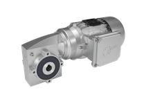 Nord Drivesystems NORD SK1SM63-80-56C-RIGHT universal worm gearbox with 80:1 ratio, 63 mm center distance, NEMA 56C input adapter, and 1-1/4" bore right-side solid outp