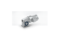 Nord Drivesystems NORD SK1SMI63AFH-N56C worm gearbox with NEMA adapter, 15:1 ratio, 63 mm center distance, 56C input flange. UNICASE single-piece aluminum housing for l