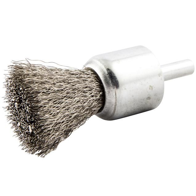 Norton Stainless Steel Crimped Wire Shank End Brush
