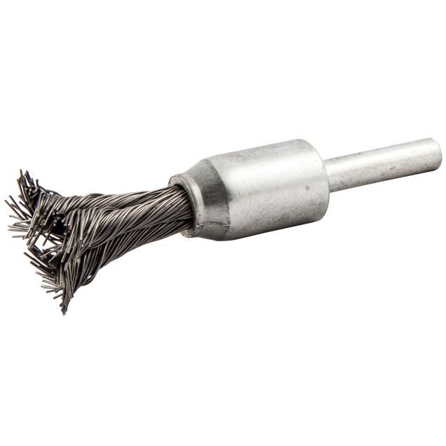Norton Carbon Steel Standard Twist Knot Wire Shank End Brush