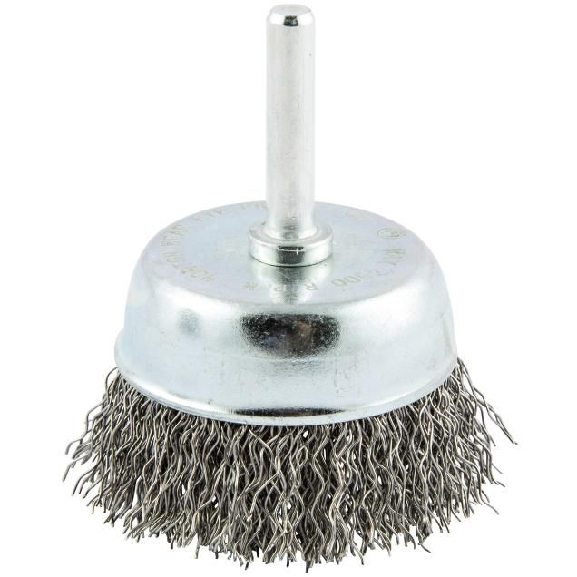 Norton Carbon Steel Crimped Wire Shank Cup Brush