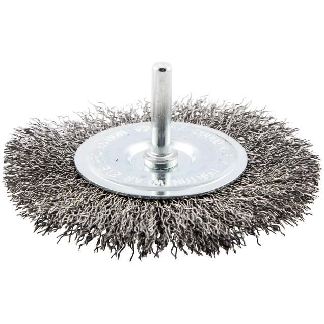 Norton Carbon Steel Crimped Wire Shank Wheel Brush
